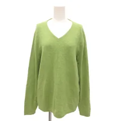 トゥモローランド トリコ TOMORROWLAND tricot ニット セーター 長袖 Vネック ウール L 緑 グリーン /JSのサムネイル