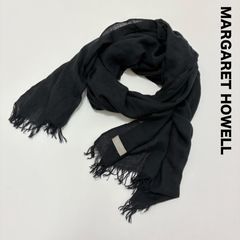 新品】マーガレットハウエル 薄手 フリンジ ウールストール