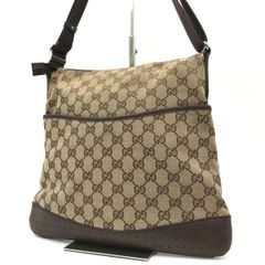 希少✨GUCCI グッチ GGパターン ショルダーバッグ スタッズ レザー A4