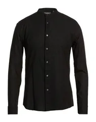 ダニエレ アレッサンドリー二 メンズ トップス シャツ DANIELE ALESSANDRINI HOMME リネンシャツ Black ブラックのサムネイル