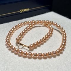花珠級【田崎真珠】TASAKI/タサキ アコヤパール ネックレス 6.49〜7.06