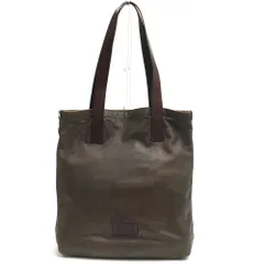 フェラガモ／Salvatore Ferragamo バッグ トートバッグ 鞄 ハンドバッグ メンズ 男性 男性用レザー 革 本革 オリーブ カーキ  EX-249066 A4収納 ヴィンテージ加工のサムネイル