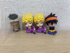 ! [Excellent Condition] Set of Gachapon Onemutan Machibouke Shoulder-Zun Fig. JoJo's Bizarre Adventure Golden Wind　series　Giorno Giovanna Narancia Ghirga Mohammed Avdol Mini Figure [Hobby 3] [2]