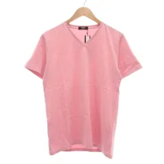 パッゾ PAZZO タグ付き Tシャツ 46 ピンク 無地 Vネック 半袖 /UOのサムネイル