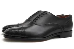 ゼニア／Ermenegildo Zegna シューズ ビジネスシューズ 靴 ビジネス メンズ 男性 男性用 レザー 革 本革 ブラック 黒  A2876X XC61 ストレートチップのサムネイル