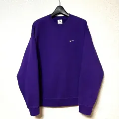 M 95 NIKE ナイキ NRG ソロスウッシュ スウェット オーバーサイズ パープルのサムネイル