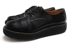 フットザコーチャー／foot the coacher シューズ ビジネスシューズ 靴 ビジネス メンズ 男性 男性用 レザー 革 本革 ブラック 黒  HARDER ラバーソール プレーントゥ クレープソール 定番のサムネイル
