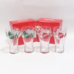 Coca-Cola / コカ・コーラ ◆【グラス】コカ・コーラ/限定ペアグラス 2023クリスマス（4個組） すまい 雑貨 ギフト ギフト【未使用】 のサムネイル