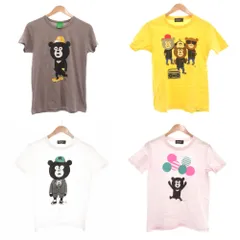 ビームスティ BEAMS T The Wonderful Design Works 4点セット まとめ Tシャツ 半袖 プリント イエロー 白 ホワイト グレー /MGのサムネイル