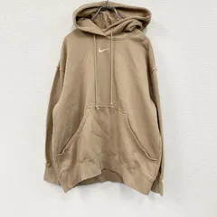 NIKE　ナイキ　スウェットパーカー/フーディー　スウッシュ　茶色　ブラウン　Mサイズ　古着【値引き交渉OK！】のサムネイル