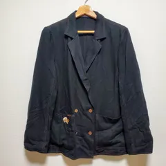 LEONARD FASHION レオナール シルク 100％ ダブル テーラードジャケット 13AB3のサムネイル