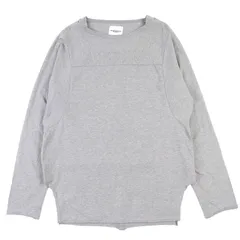 極美品△TAKAHIRO MIYASHITA The SoloIst. タカヒロミヤシタザソロイスト 0014aAW17 コットン100％ ロンT 長袖Ｔシャツ グレー 48 正規品のサムネイル