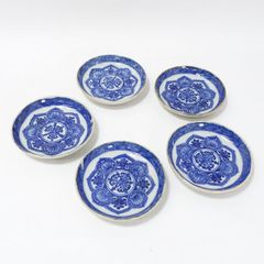 ☆新品未使用☆フェリシモ オリエンタルスタイル インディゴ プレート 