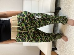 A BATHING APE BAPE ABCカモ スウェットパンツ ジョガーパンツ Lサイズ 