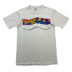 ANVIL GREATFULDEAD Tシャツ 半袖 キッズ XL ホワイト USA製 89年コピーライト コットン100％ 防縮加工 グレイトフルデッド ダンシングベア のサムネイル