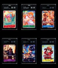 PSA10 マクドナルド プロモ 6連番 ルフィ ナミ エース ワンピース