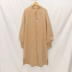 aimoha アイモハ ブラウスシャツロングシャツワンピース ベージュ XL ○◇のサムネイル