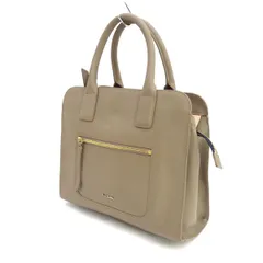 Paul Smith / ポールスミス ■ハンドバッグ　トート　レザー　ローズグレー　グレージュ 【バッグ/バック/BAG/鞄/カバン】 ブランド【中古】 のサムネイル