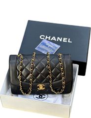 超美品◇本物シャネルCHANELビコローレラムスキンココマークCCゴールド