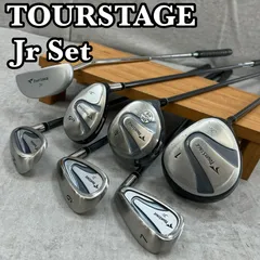 TOURSTAGE ツアーステージ ジュニアゴルフ クラブセット 7本 右利き用 カーボン 小学生　子供のサムネイル