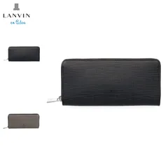 ランバンオンブルー LANVIN en Bleu 長財布 メンズ ラウンドファスナー 本革 ゼブダ 529617のサムネイル