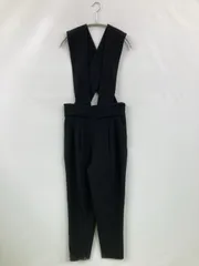 BLACK by moussy ブラックバイマウジー サロペット/オーバーオール 1 ブラック クロップド・半端丈 ストレッチ レディースのサムネイル