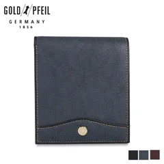 ゴールドファイル GOLD PFEIL 二つ折り財布 メンズ 本革 OXFORD バーガンディー GP10320のサムネイル