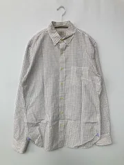 J.CREW ジェイクルー シャツ/ブラウス S ホワイト コットン チェック柄 ミドル丈 長袖 ボタンダウン メンズのサムネイル