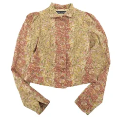 RALPH LAUREN ラルフローレン 花柄 スタンドカラージャケット アウター レディース ウール レッド系 ベージュ 7のサムネイル