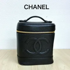【シャネル CHANEL】ココマーク キャビアスキンバニティバッグ ブラック ⭐︎のサムネイル