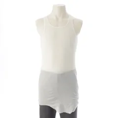 リックオウエンス 24SS BASIC RIB TANK ベーシック リブニット ノースリーブ タンクトップ トップス RU01D3150 ホワイト XL【中古】のサムネイル