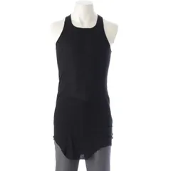 リックオウエンス 24SS コットン BASIC RIB TANK ベーシック リブニット ノースリーブ タンクトップ トップス RU01D3150 ブラック XL【中古】のサムネイル