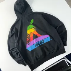PALACE パレス 잡스월스 ブラック フードTシャツのサムネイル