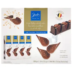 ハムレット ベルギー産 クリスピーチョコレート 500g（125g×4箱）クリスピー ミルク チョコレート ギフト お菓子 大容量 全国送料無料※一部除くのサムネイル