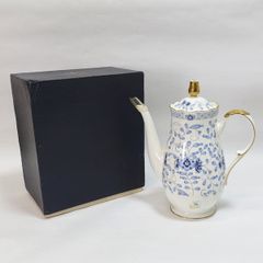 未使用級✨コバルトネット ティーポット 750ml インペリアルポーセレン 