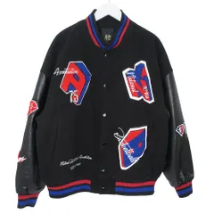 エヌビーエー スタイル NBA STYLE 長袖 スタジャン バーシティジャケット ロゴ XLサイズ ブラック E0304032650 0701のサムネイル
