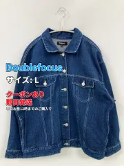Doublefocus ダブルフォーカス デニムジャケット L ブルー 無地 