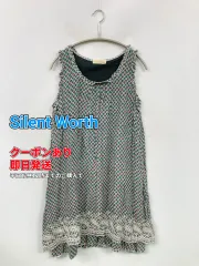 Silent Worth サイレントワース チュニック グリーン コットン レース その他総柄 袖なし ひざ丈 レディースのサムネイル