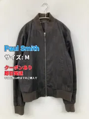 Paul Smith ポールスミス ブルゾン M ブラウン ウール・ニット コットン ストレッチ 合成皮革/人工皮革 ナイロン チェック柄 ブランドロゴ ショート丈 フードなし ジップアップ メンズのサムネイル