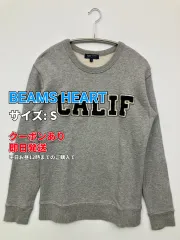 BEAMS HEART ビームスハート スウェット S グレー コットン ウール・ニット 前面プリント 長袖 メンズ レディースのサムネイル