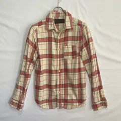 CUBE SUGAR キューブシュガー 14090906 ロングスリーブ チェック シャツ 長袖 トップス ホワイト/レッド【中古】 メンズのサムネイル