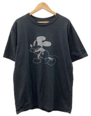 ナンバーナイン ミッキーTシャツ 5 ブラック ディズニー レズナー