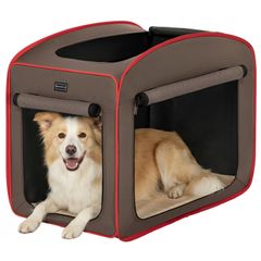 ソフトクレート 小型犬/中型犬兼用 折りたたみ ペットケージ 4面