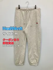 Healthknit ヘルスニット スウェットパンツ M グレー 無地 ワンポイント スタンダード レギュラー ウエストゴム・紐 メンズのサムネイル