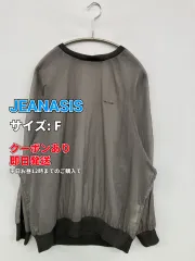 JEANASIS ジーナシス トップス F グレー ナイロン 無地 ライン柄 ミドル丈 レディースのサムネイル