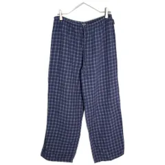 Calvin klein カルバンクライン パジャマパンツ チェック ブルー(メンズ M)中古 古着 Y4885のサムネイル