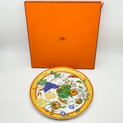 HERMES エルメス デザートプレート 〈カオルミ〉皿 イチジク柄 - メルカリ