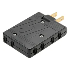 【新品】オーム電機 サイドコーナータップ 黒｜HS-AS315/K-G 04-8108のサムネイル