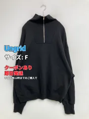 Ungrid アングリッド スウェット F ブラック コットン 無地 長袖 レディースのサムネイル