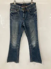 PC103⚫︎C-SEVENTEEN⚫︎シーセブンティーン⚫︎デニムパンツ⚫︎フレア⚫︎綿混⚫︎レディース⚫︎size 29×32⚫︎インディゴのサムネイル